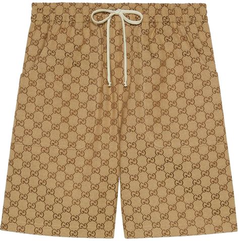 gucci x the north face gg canvas shorts brown/beige|gucci north face pants.